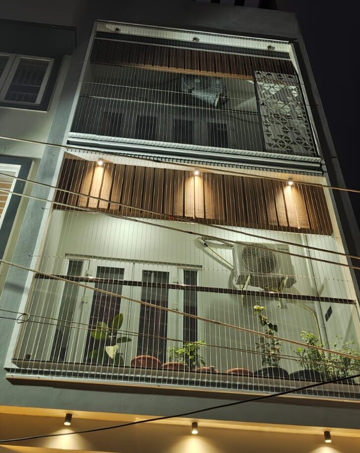 Invisible grills for apartment balcony in Guntur