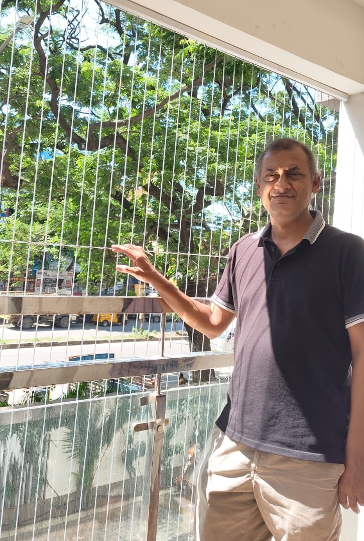 Invisible grills installation process in Hyderabad