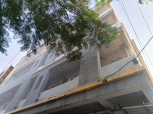 building covering nets in Hyderabad construction site