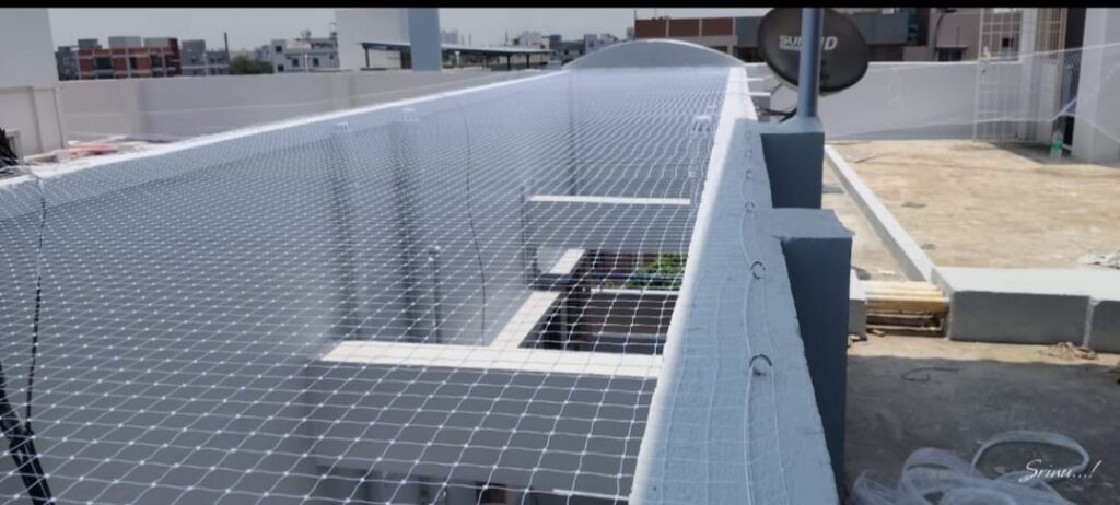 duct netting for building safety