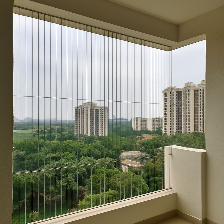 invisible grill for villa windows Hyderabad