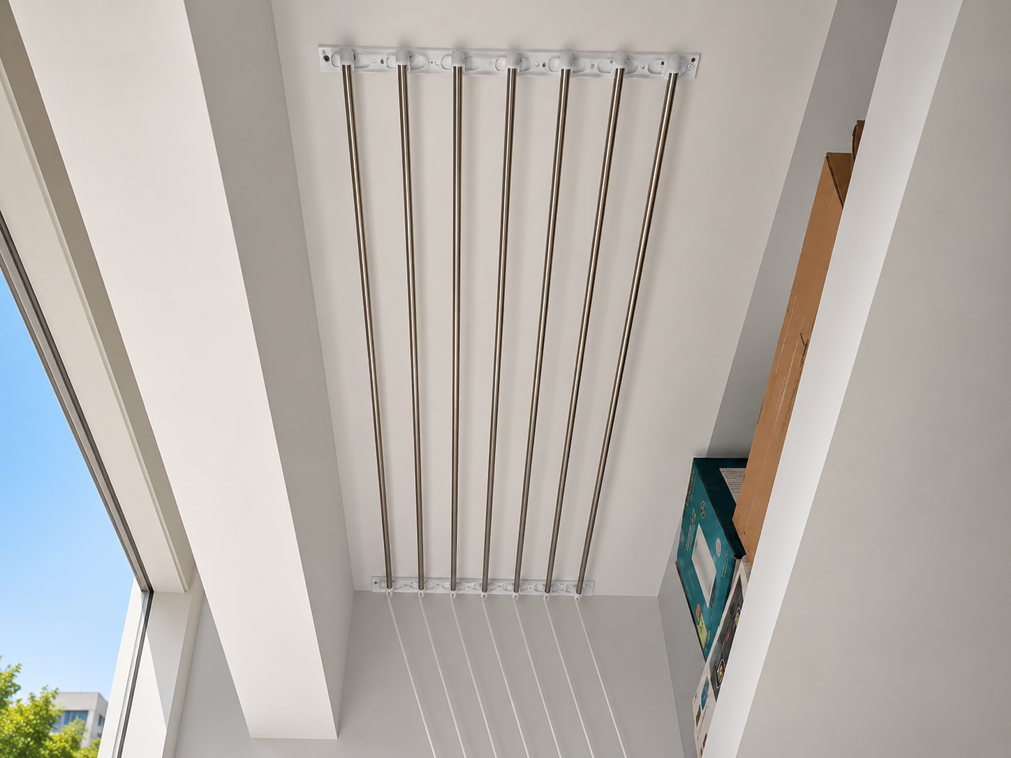 Ceiling cloth hanger installed in Vinukonda home Palnadu district