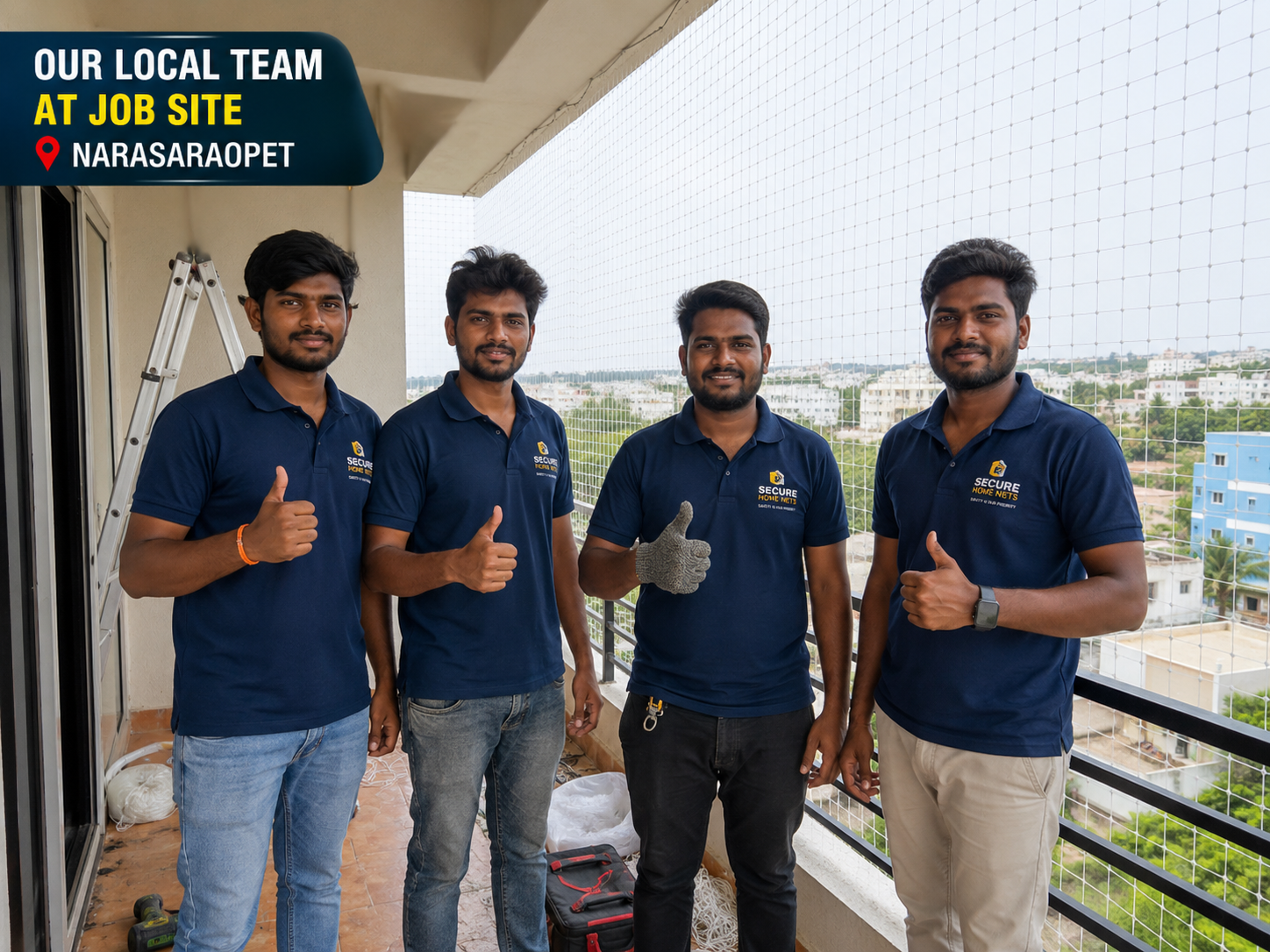 Secure Home Nets local installation team in Narasaraopet Palnadu district