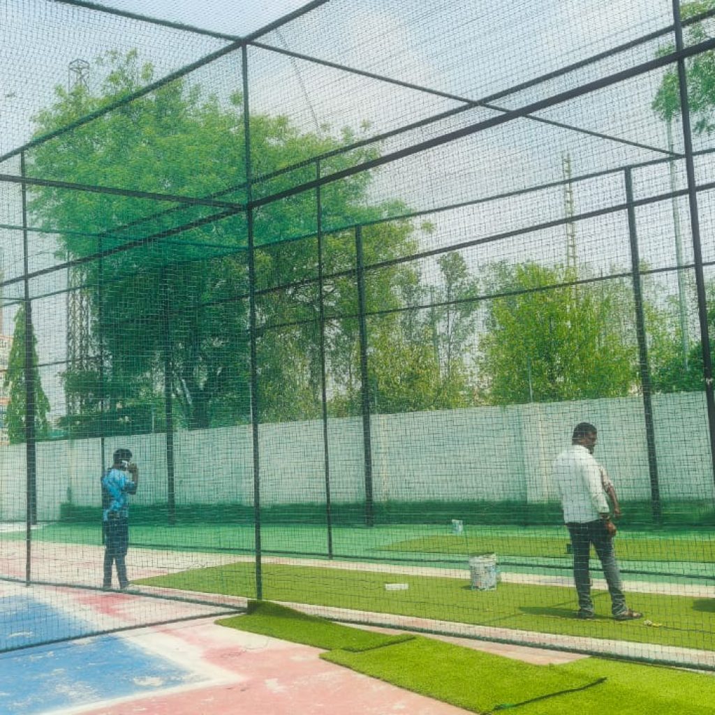 Cricket practice nets installation in Hyderabad for sports training